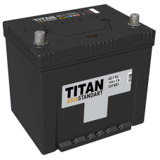 Аккумулятор TITAN ASIA STANDART 6СТ-62.1 VL п.п.  (520А)