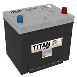 Аккумулятор TITAN ASIASILVER 6СТ-70.1 VL B01 п.п. (600А)
