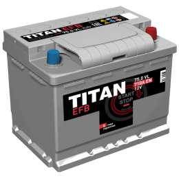 Аккумулятор TITAN EFB 6СТ-75.0 VL о.п. (710 А)