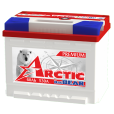 Аккумуляторная батарея 6ст- 60 LB Медведь Arctic Premium Ca+ п.п.