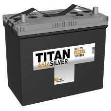 Аккумулятор TITAN ASIASILVER  6СТ-57.1 VL п.п.  (450А)