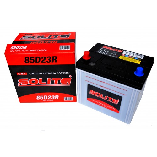 Аккумулятор автомобильный 85. Батарея аккумуляторная Solite 85d23r. Solite 6ст 85 аккумулятор. АКБ Solite CMF 85d23r. Solite 85d 650a.